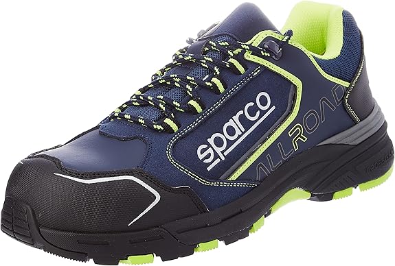 Zapato de seguridad Sparco Allroad azul y verde