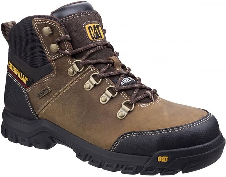 Bota de seguridad Caterpillar S3 resistente para industria con puntera reforzada y suela robusta para trabajos exigentes