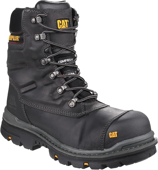 botas de seguridad Caterpillar altas S3 resistentes con puntera composite para trabajos duros