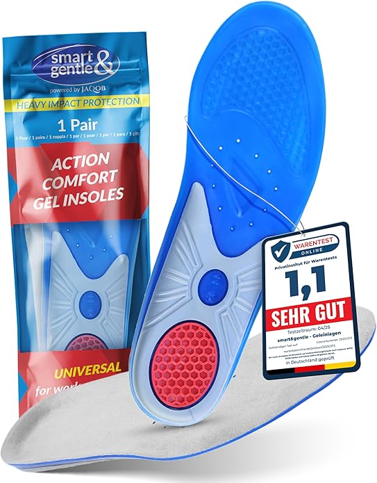 Plantillas de gel económicas para mejorar la comodidad en trabajos largos de pie