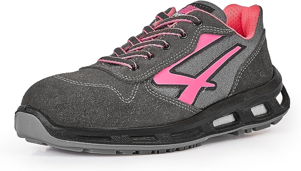 zapatos de seguridad U-Power mujer con tecnologia Infinergy cómodos para juanetes y pies sensibles